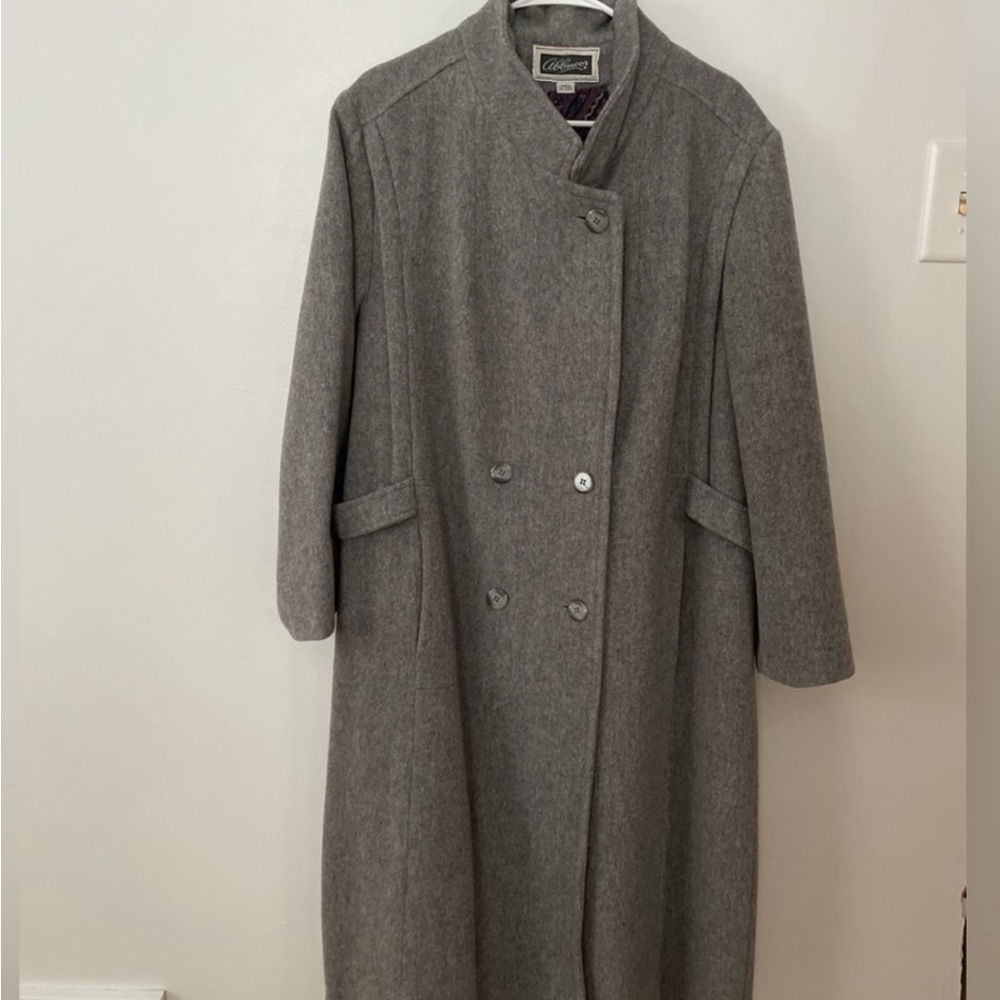 Abbmoor gray wool coat
